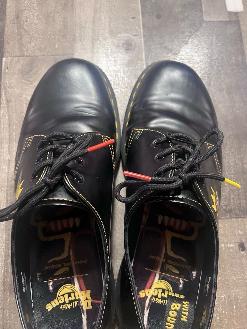 Dr Martens Jean Basquiat Collaboration 1461 release M 10 W 11 no box - Picture 5 of 12